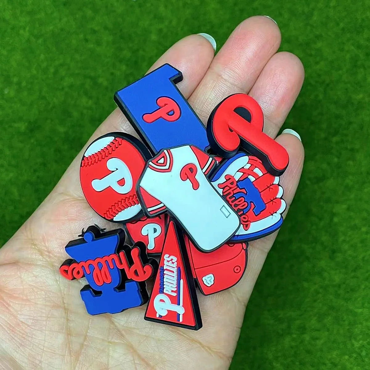 10Pcs sport shoe charms for boys Shoe Decoration Shoe Accessories for Adults Girls Women Party's Favor