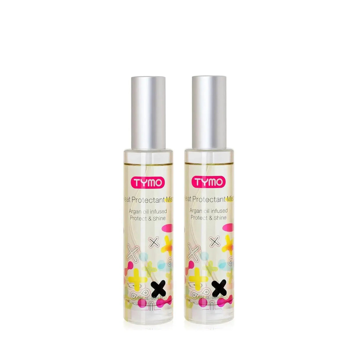 TYMO Heat Protectant Spray with Argan oil, best hair heat protectant to shield, enhance shine and style safety.