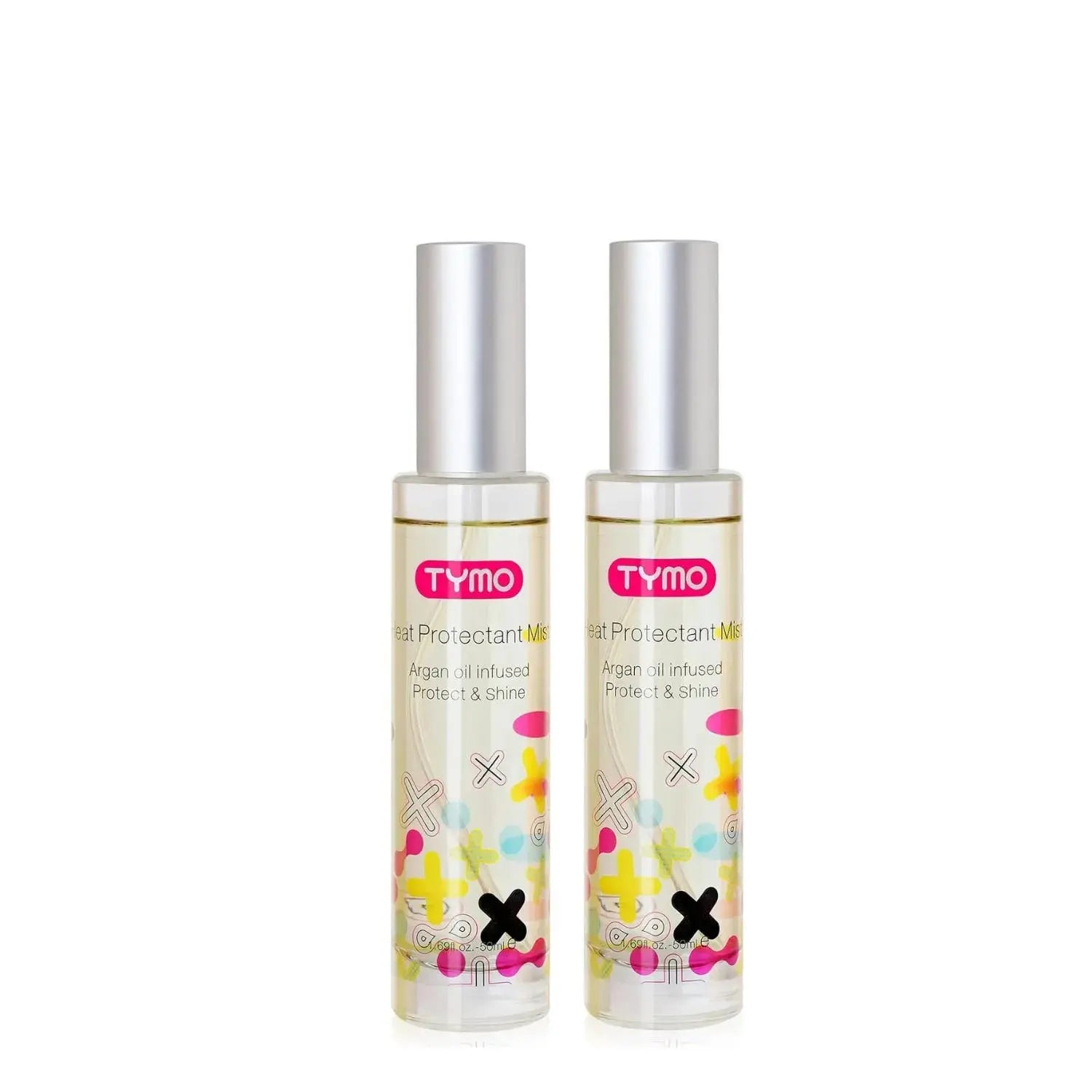 TYMO Heat Protectant Spray with Argan oil, best hair heat protectant to shield, enhance shine and style safety.