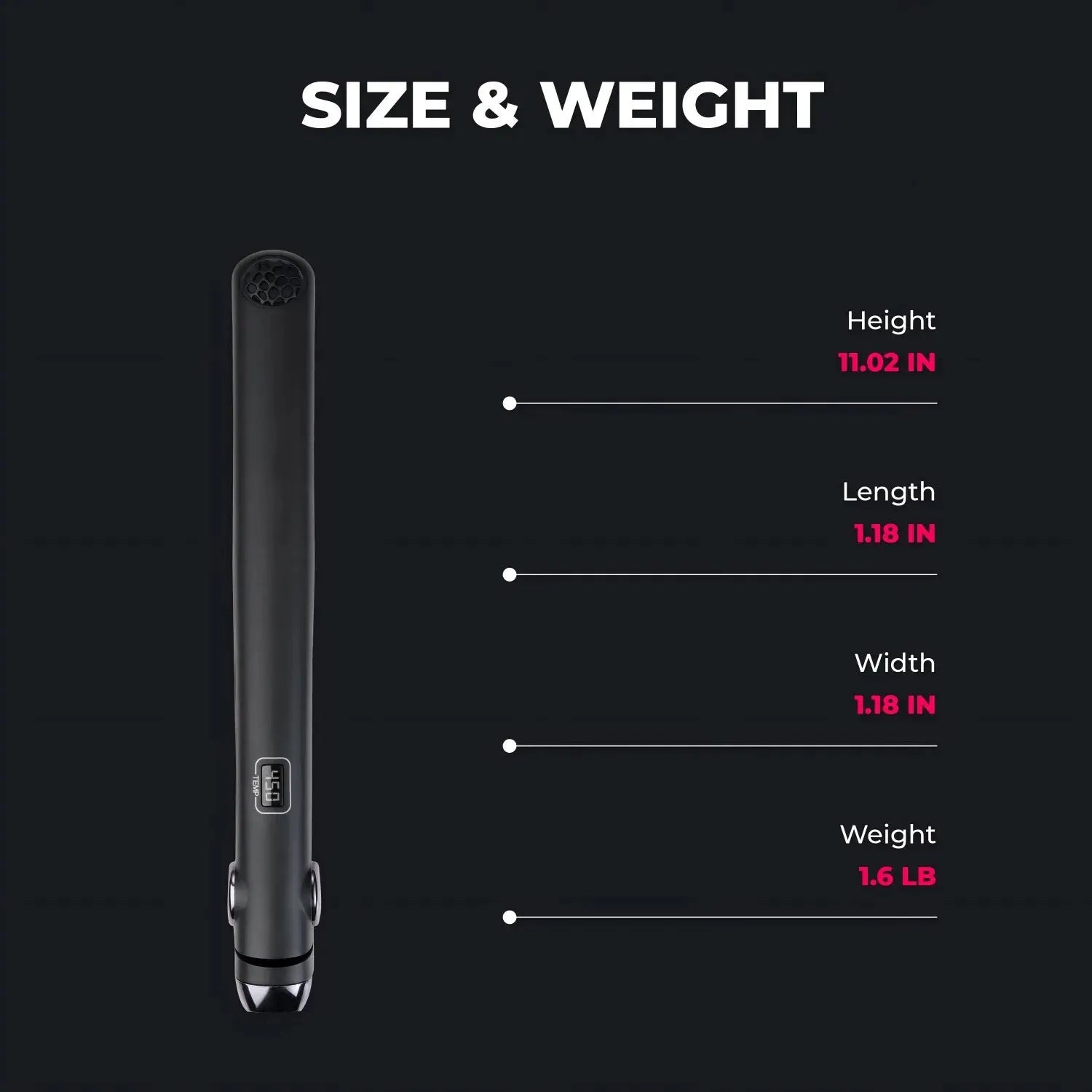 TYMO SWAY NOIR Flat Iron