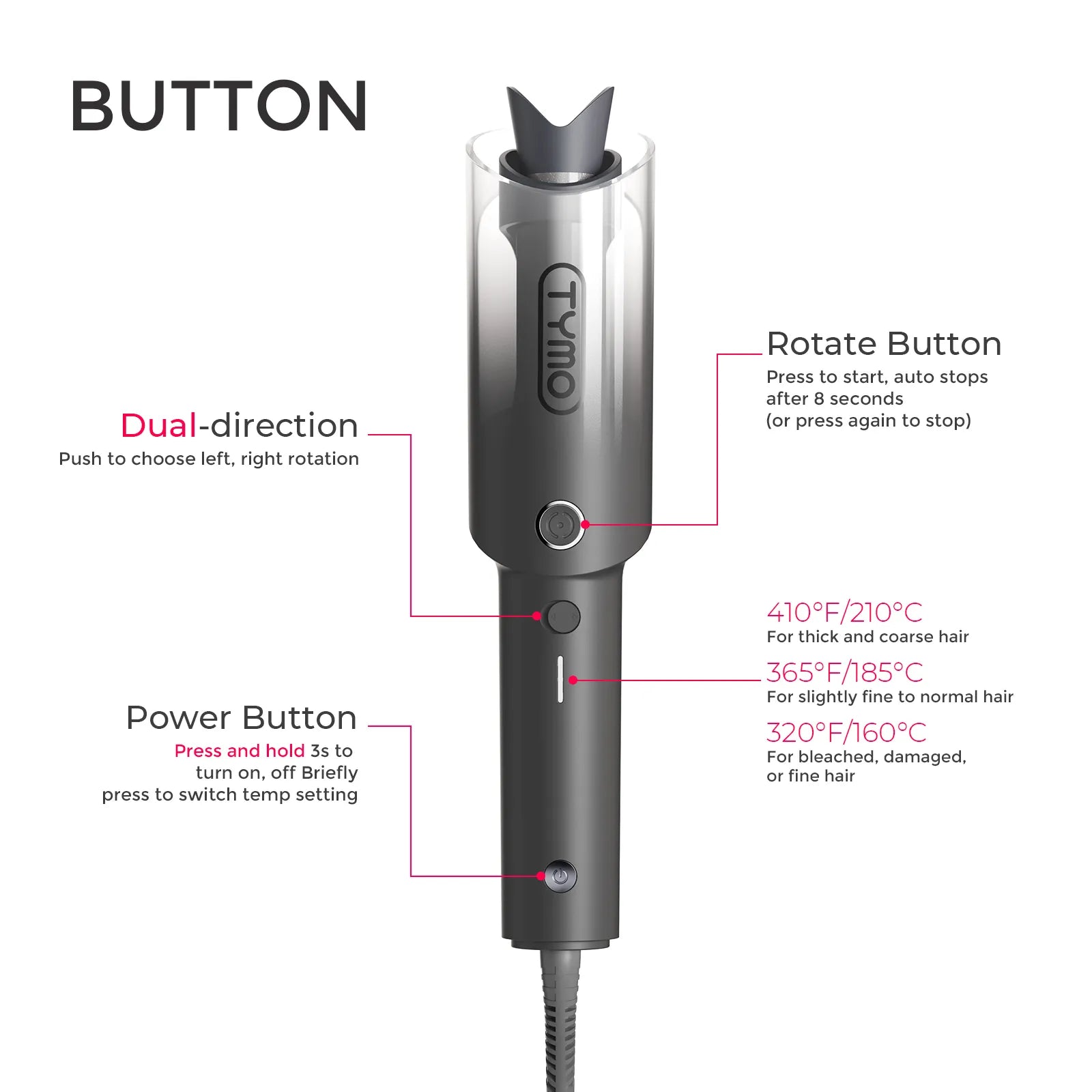 TYMO CURLPRO BLACK
