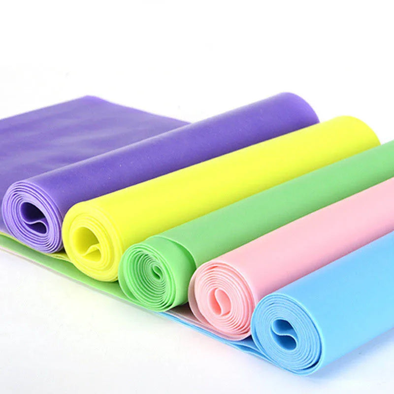 Sports Resistance Bands Pilates Strength Conditioning Workout Yoga Fitness Training Gym Equipment Latex Elastic Rubber Loops