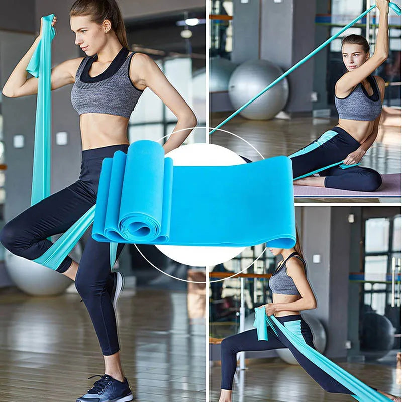 Sports Resistance Bands Pilates Strength Conditioning Workout Yoga Fitness Training Gym Equipment Latex Elastic Rubber Loops