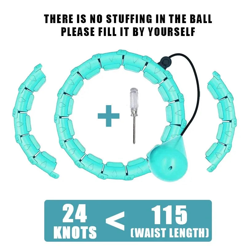 Fitness Hoop Weights to Exercise At Home Sports Entertainment Sport Equipment Hulahp for Slimming Gym Ring Portable Body