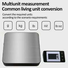 Electronic Weight Scales 50kg/2g High-precision Wired/Wireless Floor Scale with Unit Conversion Zero/Tare Kitchen  Weighing Tool