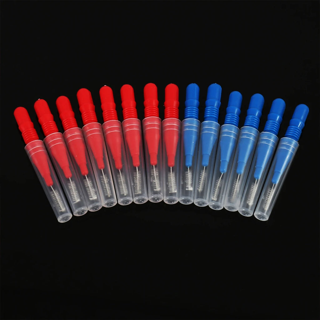 50Pcs/Box Soft Dental Oral Brushes Clean Brushes Between Interdental Teeth Care Tool Floss Interdental Brushes For Oral Care