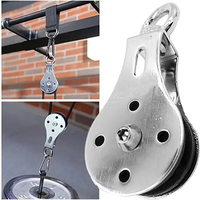 Fitness Loading Lifting Pulley Training Stainless Steel Mute Strength Trainer Heavy Bearing Workout Equipment Home Gym
