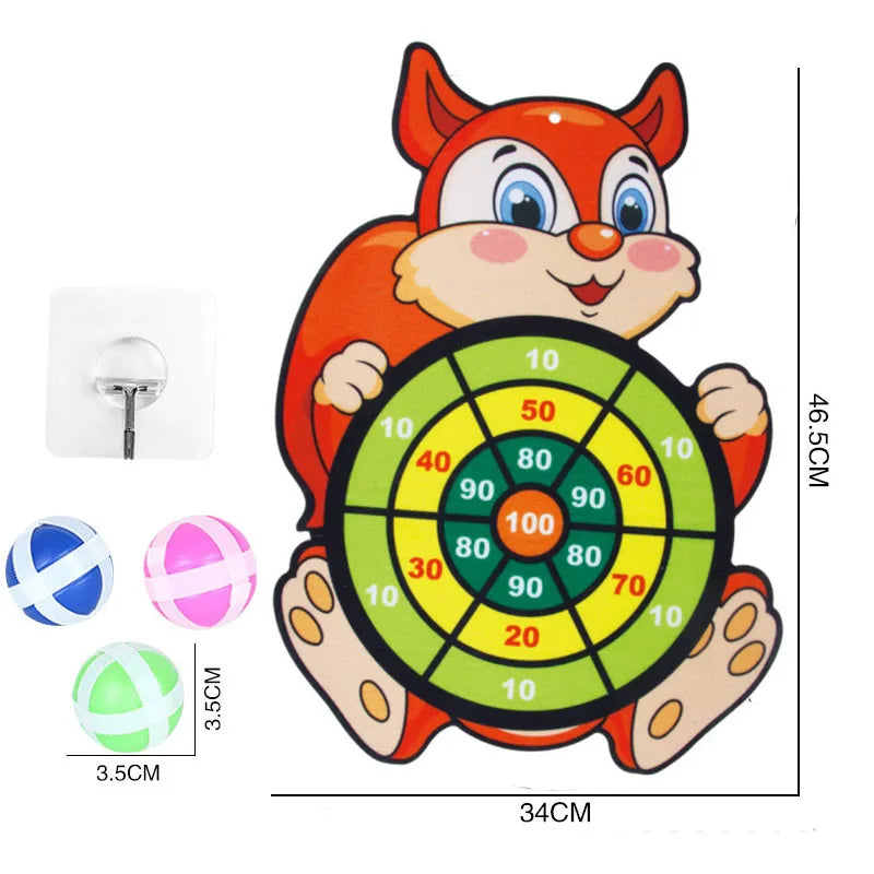 Montessori Throw Sport Slingshot Target Sticky Ball Kids Dart Board Games Educational Outdoor Play Game Toys for Children Boys