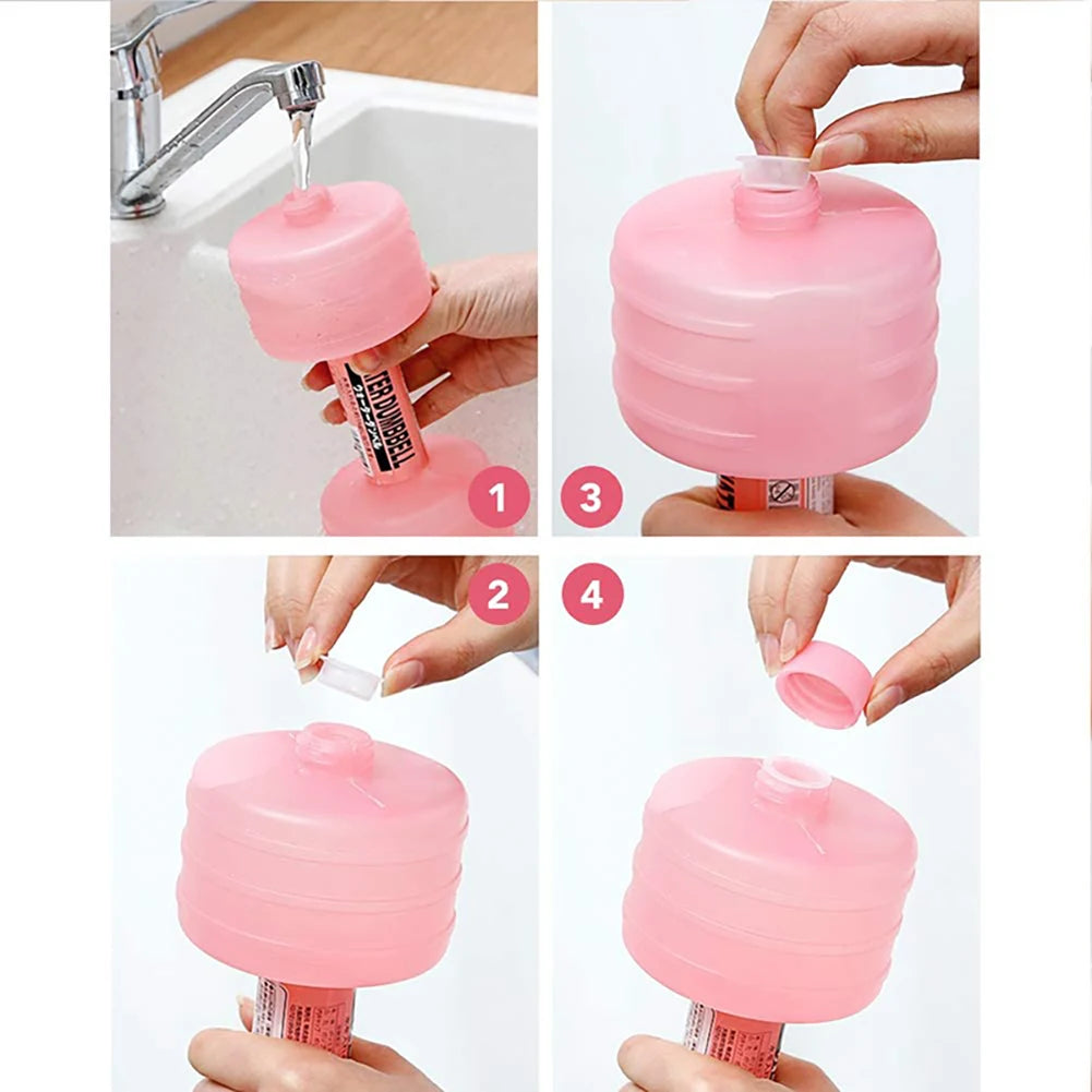 1kg Gym Weight Loss Exercise Women Comprehensive Home Water Dumbbells for Fitness Aquatic Barbell Portable Fitness Equipment