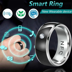 Multifunctional NFC Finger Ring Wearable Connect Smart Intelligent Technology Android Phone Equipment Fashion Jewelry