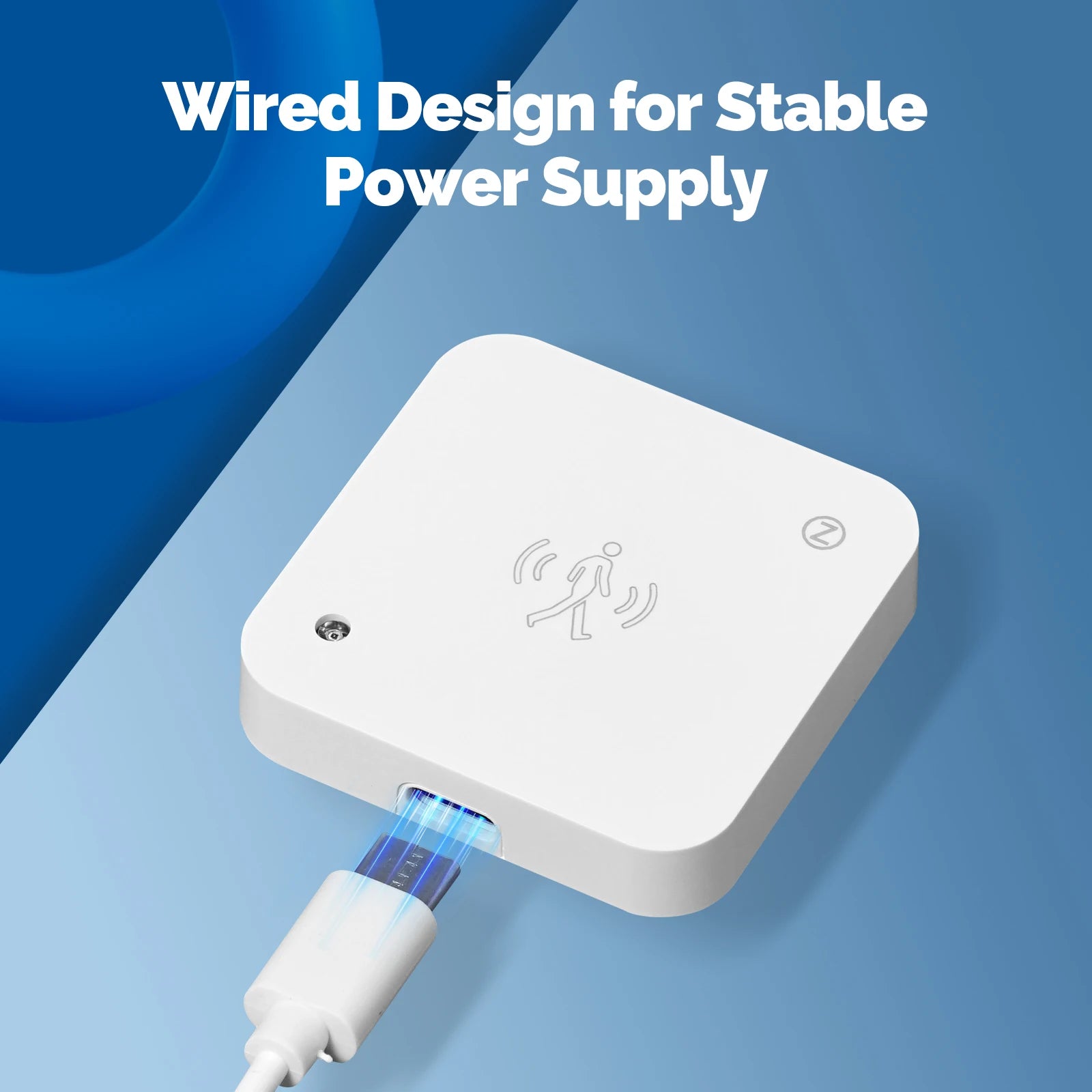 WiFi/ZigBee Tuya Smart Human Presence Sensor Motion Motionless Detection Light Luminance PIR Sensor Wired, App Notification