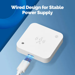 WiFi/ZigBee Tuya Smart Human Presence Sensor Motion Motionless Detection Light Luminance PIR Sensor Wired, App Notification