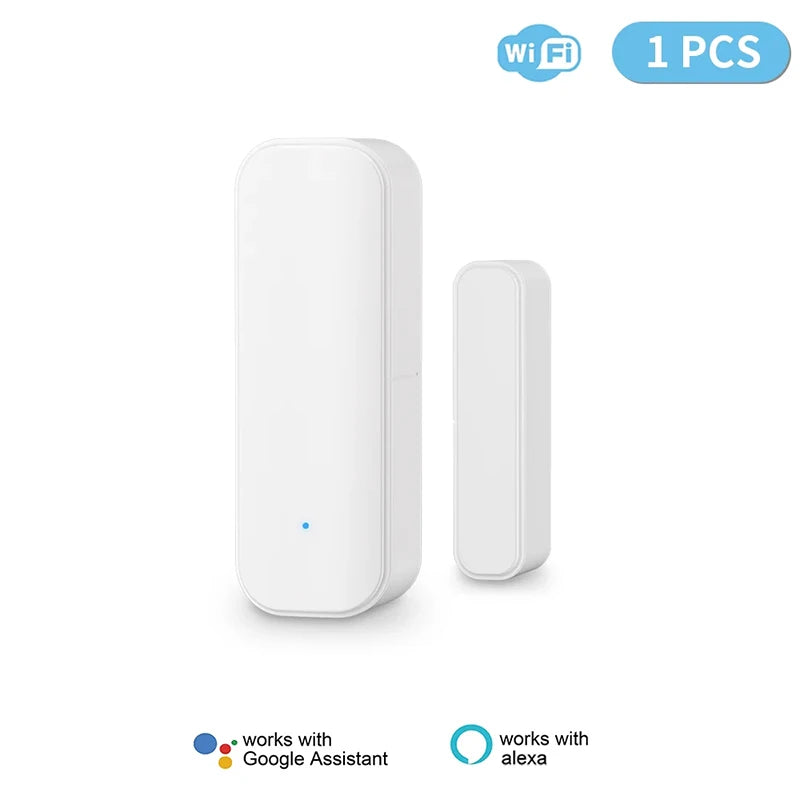 Tuya WiFi Door Sensor Window Doors Open Closed Detectors Smart Life APP Control Smart Home Security Protection Alarm System