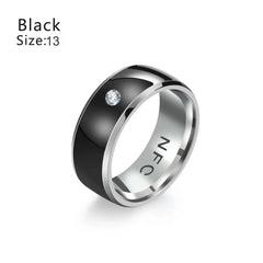 Multifunctional NFC Finger Ring Wearable Connect Smart Intelligent Technology Android Phone Equipment Fashion Jewelry