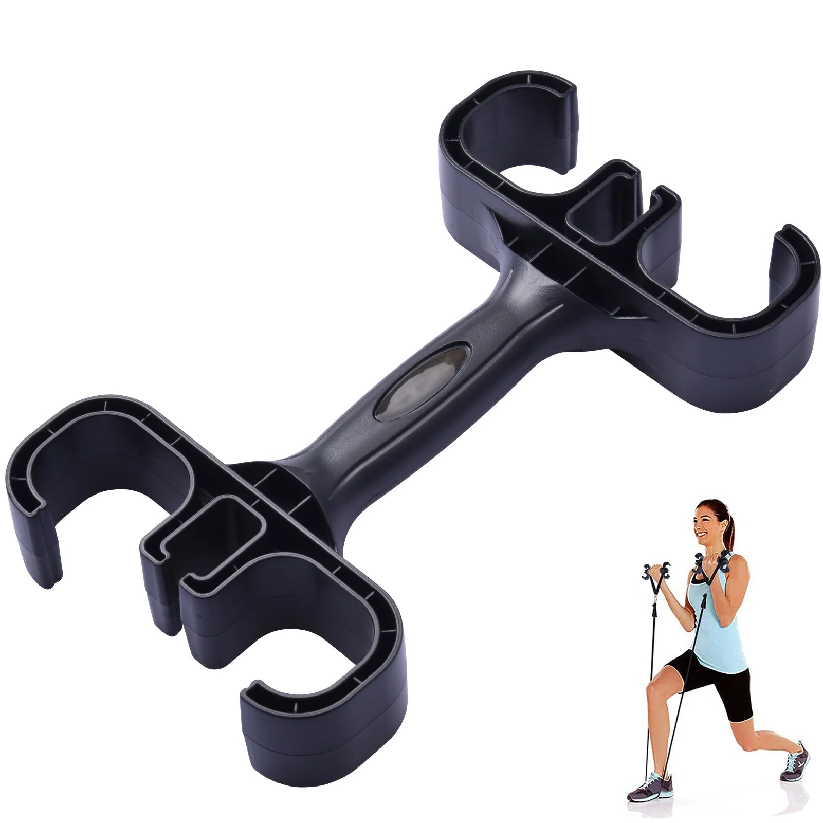 Gym Grip Resistance Bands Handles Fitness Anti-slip Grip ABS Training Equipment Grips For Yoga Fitness