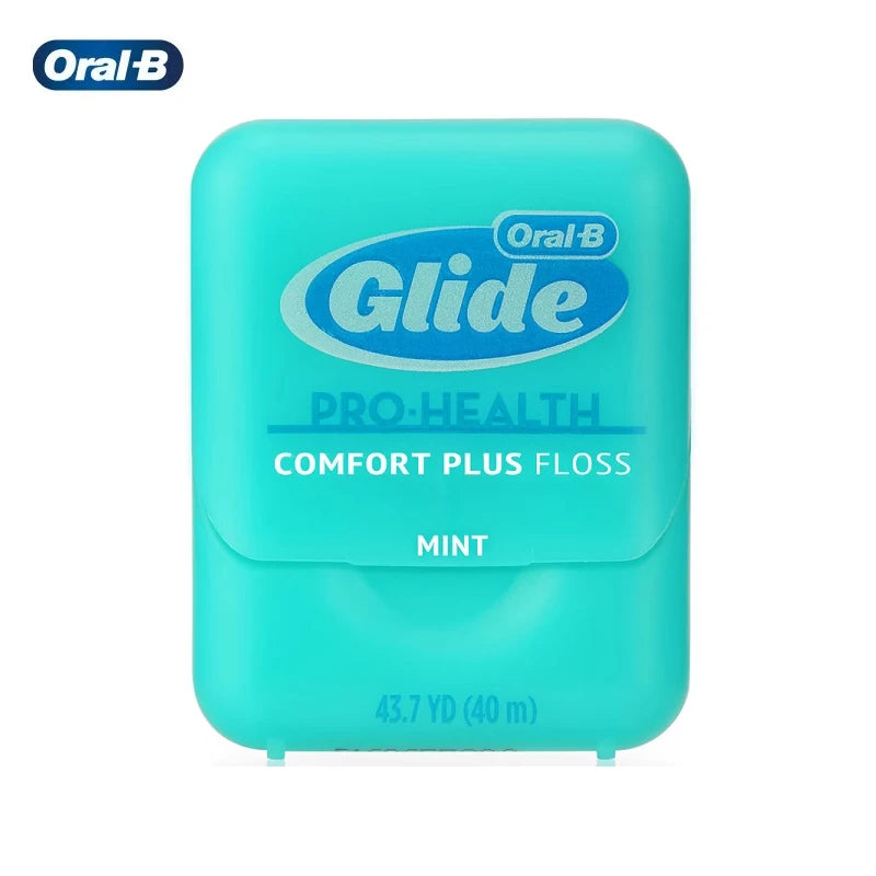 Oral B Glide Pro-Health Dental Floss Comfort Plus Floss 40M Mint Dental Teeth Floss Oral Hygiene Gum Care Remove Food Particles