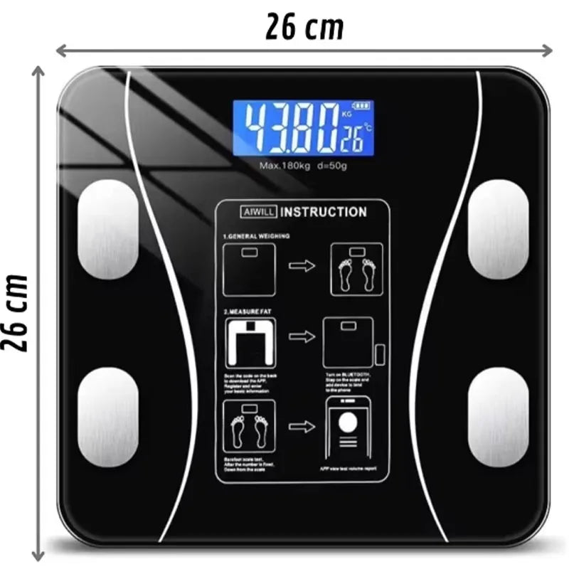 Pink/black/white body weight table weight scale Smart human volume professional weight, simple, healthy weight