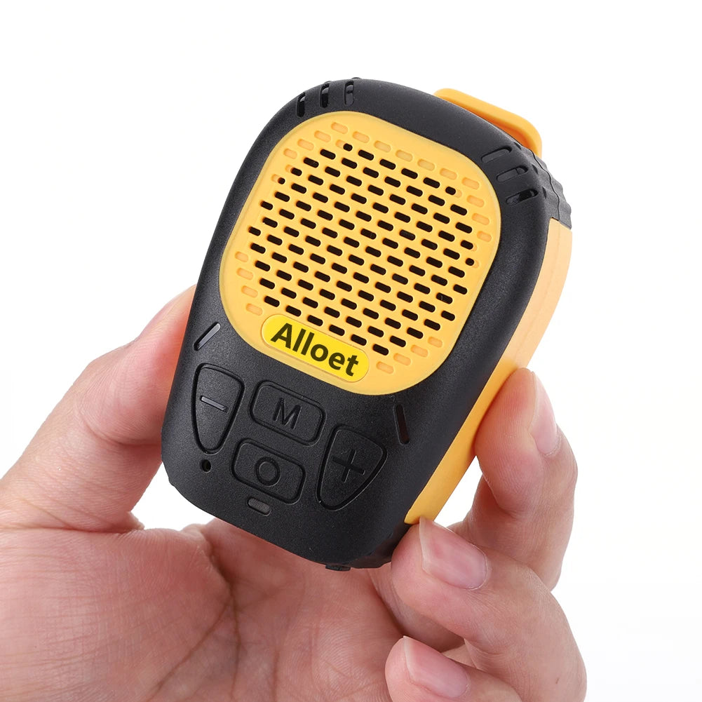 Wearable Bluetooth-Compatible5.3 Speaker Built-in Mic Jobsite & Outdoor Wearable Speaker Clip Speaker for Hands-Free Music/Calls