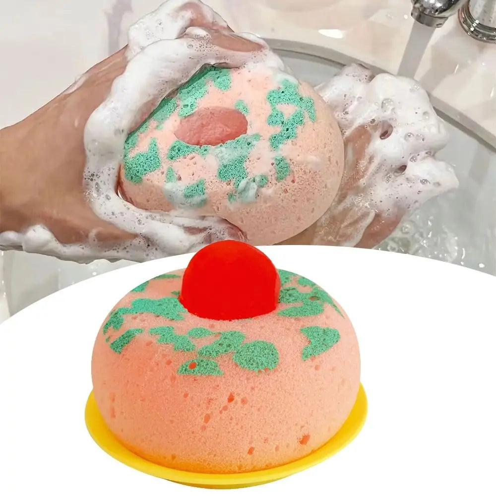 Body Exfoliate Capybara Bath Sponge Ball Cartoon Animal Household Baby Shower Brushes Bubble Sponges Bathroom Accessories