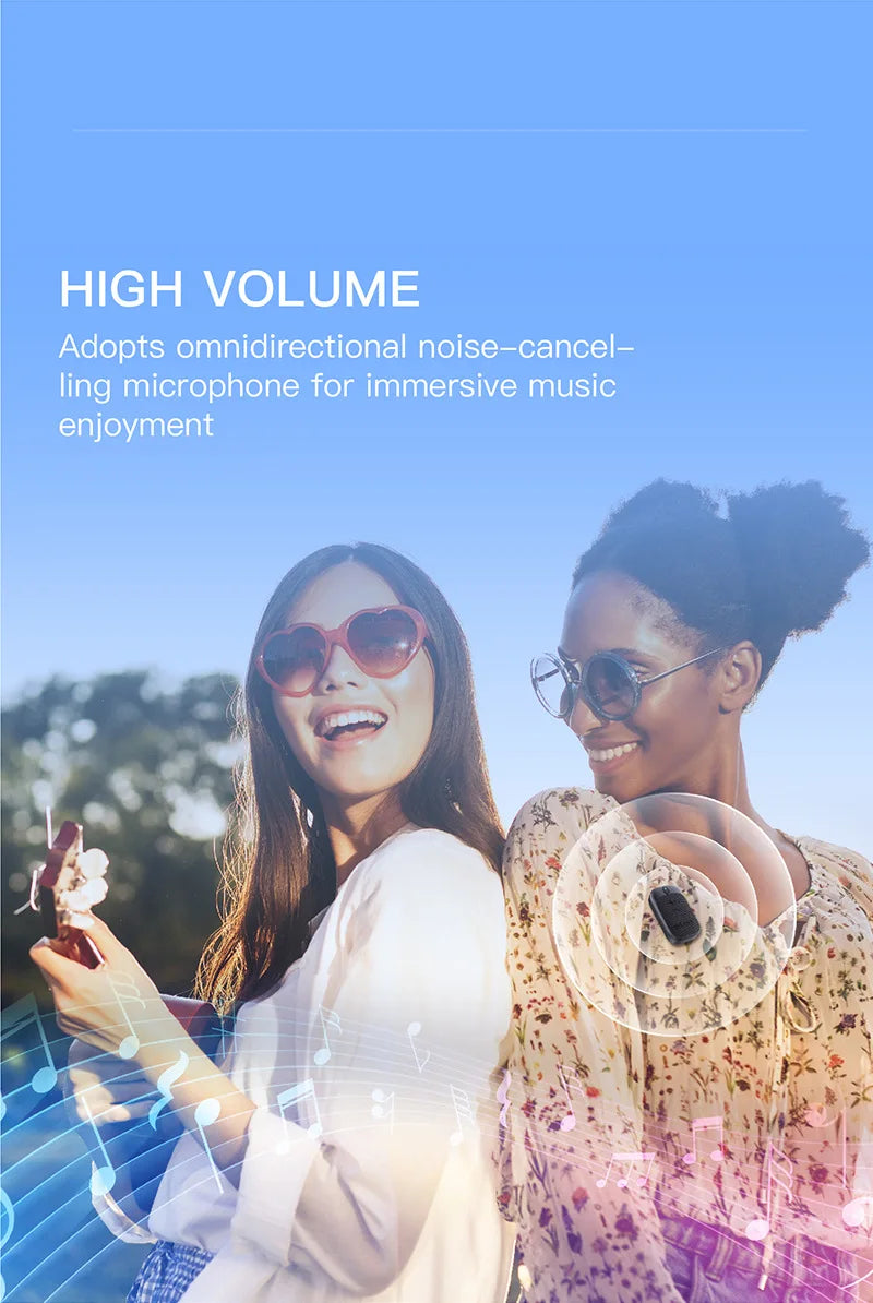 Wearable Bluetooth Speaker, Clip-On Portable Speaker Built-in Mics for Hands-Free for Biking, Hiking, Running, 18H Long Playtime