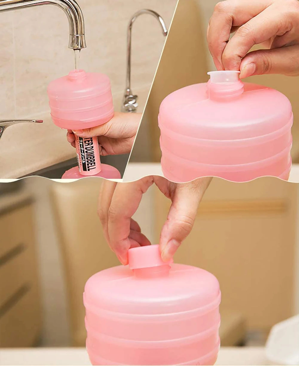 1kg Gym Weight Loss Exercise Women Comprehensive Home Water Dumbbells for Fitness Aquatic Barbell Portable Fitness Equipment