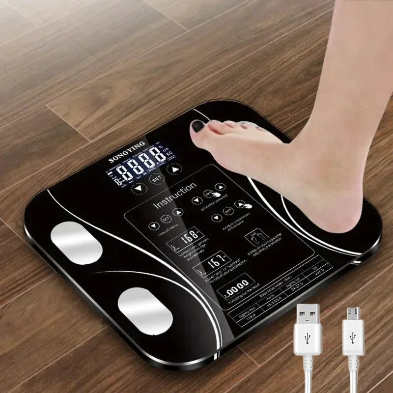 charging model weight scale Household intelligent human body scale professional body weight, simple health weight, name New