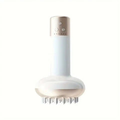 A heated metal back massager - a professional, handheld, portable smart guasha brush for full-body relaxation - a tissue release