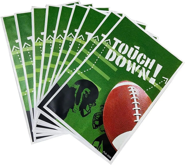10/20/30pcs Football Soccer Theme Gift Bags Party Kids Boy Favors Sport Candy Bag Baby Shower Birthday Party Decoration Supplies