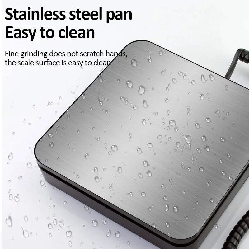 Electronic Weight Scales 50kg/2g High-precision Wired/Wireless Floor Scale with Unit Conversion Zero/Tare Kitchen  Weighing Tool