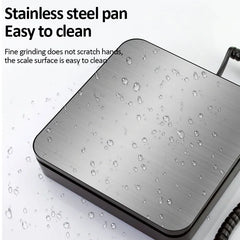 Electronic Weight Scales 50kg/2g High-precision Wired/Wireless Floor Scale with Unit Conversion Zero/Tare Kitchen  Weighing Tool