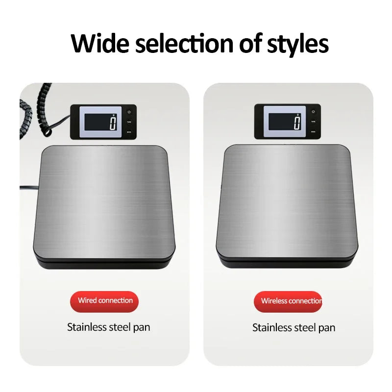 Electronic Weight Scales 50kg/2g High-precision Wired/Wireless Floor Scale with Unit Conversion Zero/Tare Kitchen  Weighing Tool