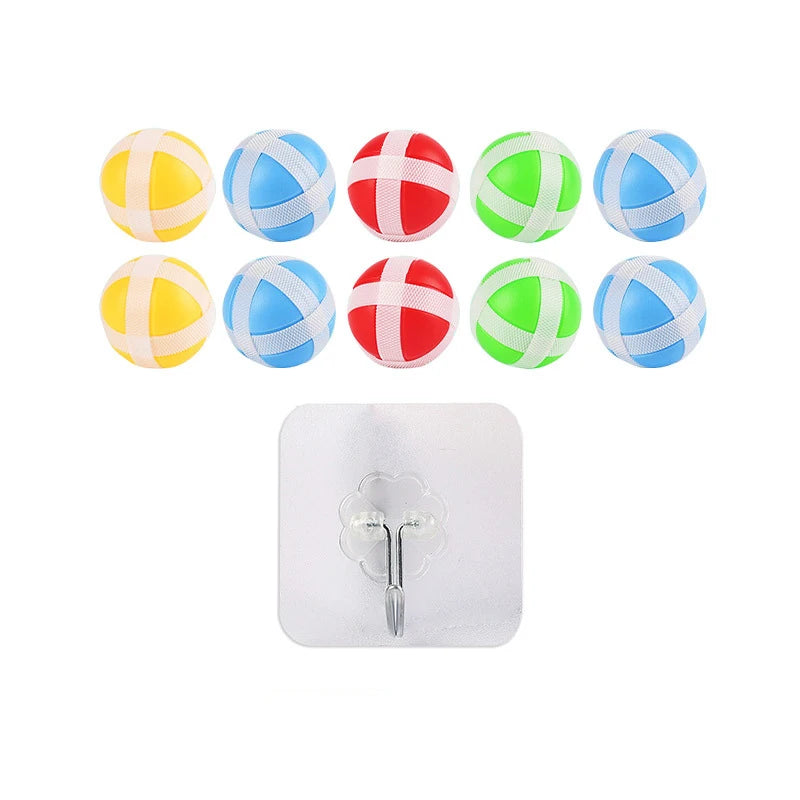 Montessori Throw Sport Slingshot Target Sticky Ball Kids Dart Board Games Educational Outdoor Play Game Toys for Children Boys