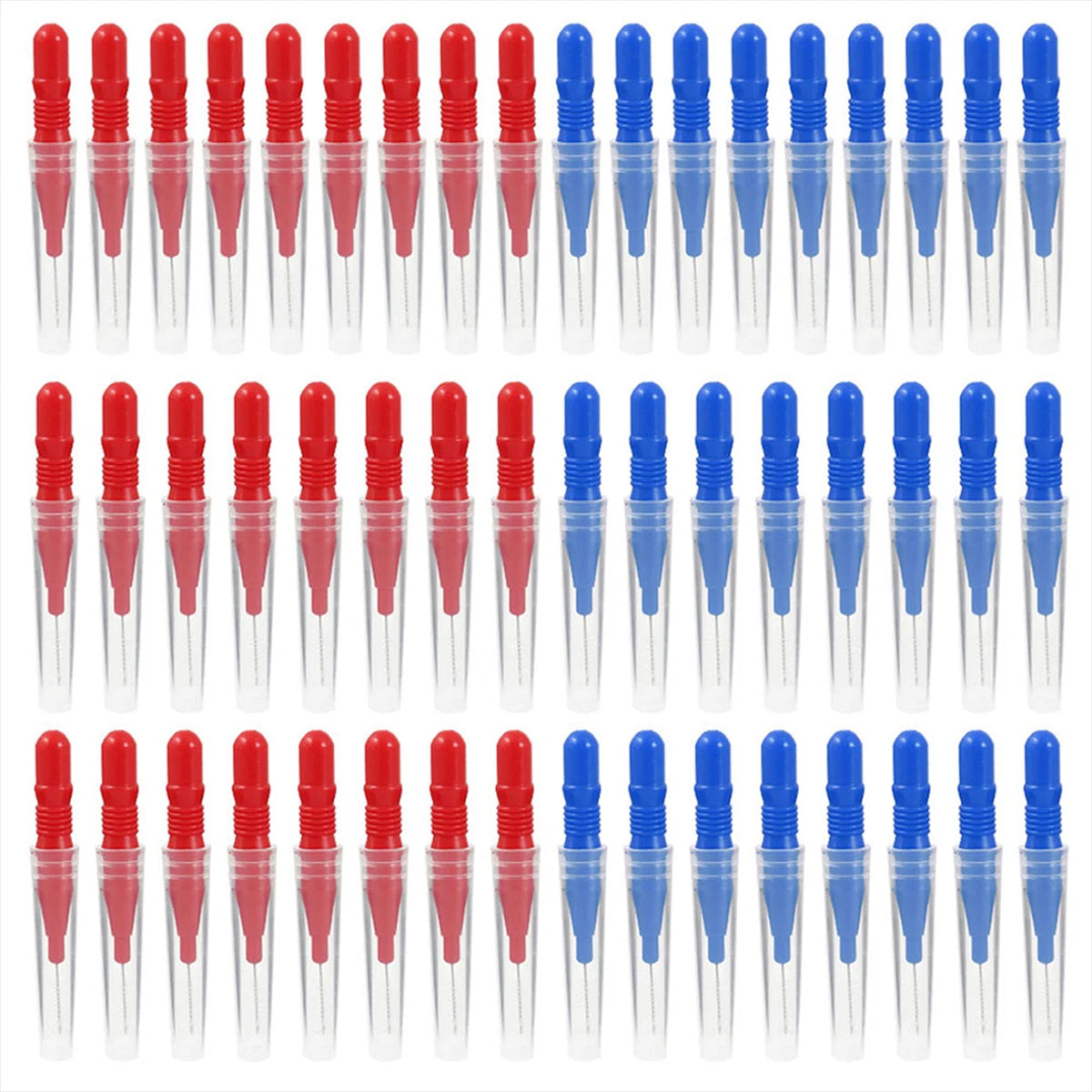 50Pcs/Box Soft Dental Oral Brushes Clean Brushes Between Interdental Teeth Care Tool Floss Interdental Brushes For Oral Care