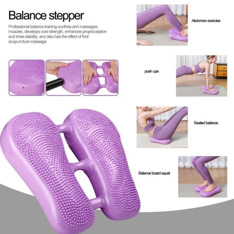 Foot Pedal Exercise Equipment Machine Step Fitness Aerobic Stepper Static Pedals Exercise Excercise Sports Foot Trainer Gym Body