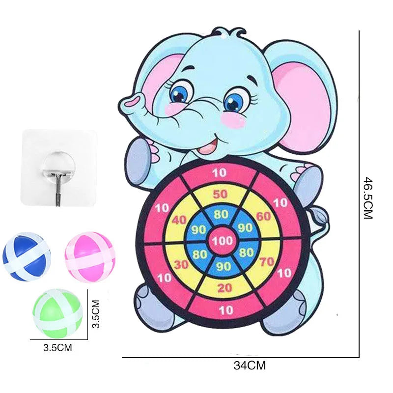 Montessori Throw Sport Slingshot Target Sticky Ball Kids Dart Board Games Educational Outdoor Play Game Toys for Children Boys