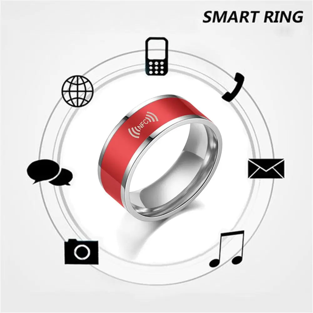 NEW Technology Multifunctional Android Phone Equipment NFC Finger Ring Intelligent Smart Wearable Connect
