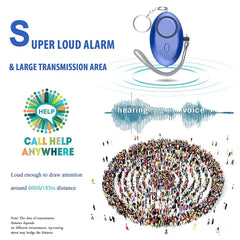 Self Defense Alarm 130db Personal Defense Siren Anti-attack Security for Women Kids Personal Security Loud Alert Attack Panic
