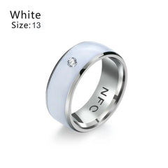 Multifunctional NFC Finger Ring Wearable Connect Smart Intelligent Technology Android Phone Equipment Fashion Jewelry