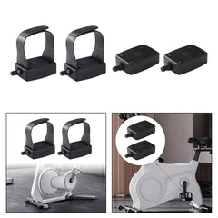 1 Pair Exercise Bike Pedal 1/2'' Indoor Home Gym Bicycle Pedal