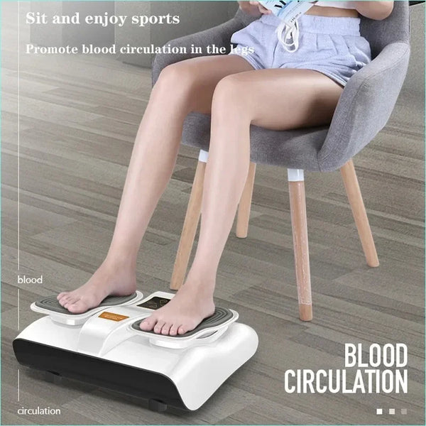 Foot Massager,Electric Vibration,Foot Massager Pedaling Elderly Stepper The Elder Upper And Lower Limbs Rehabilitation Massager