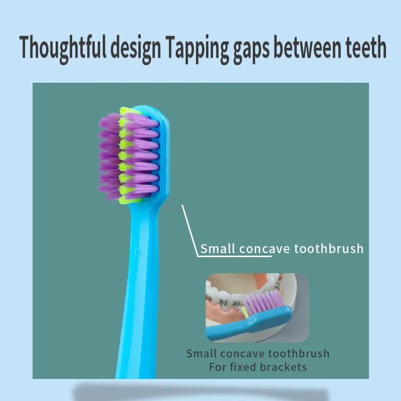 1box Dental Oral Cleaning Care Kits Portable Daily Travelling Orthodontic Care  interdental brush Tongue Scraper