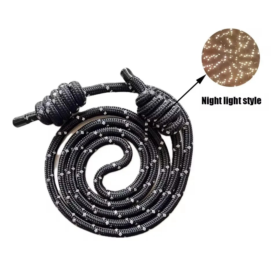 Flow Exercise Rope for Fitness Flow Double Braid Workout Rope Adjustable Length Jump Ropes for Men and Women Home Gym Workout