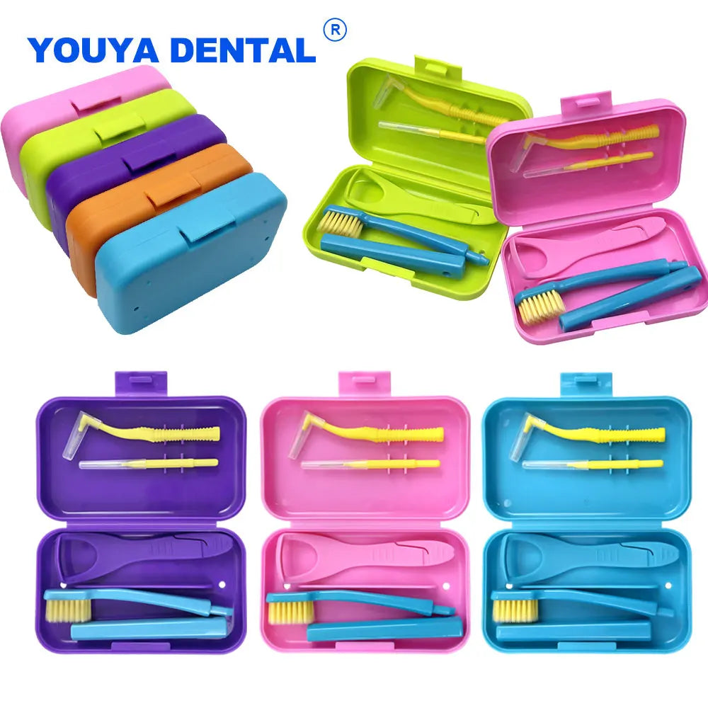 Oral Care Brush Orthodontic Kits Tongue Cleaning Tool Teeth Interdental Cleaners Brushes Oral Hygiene To Keep Fresh Breath