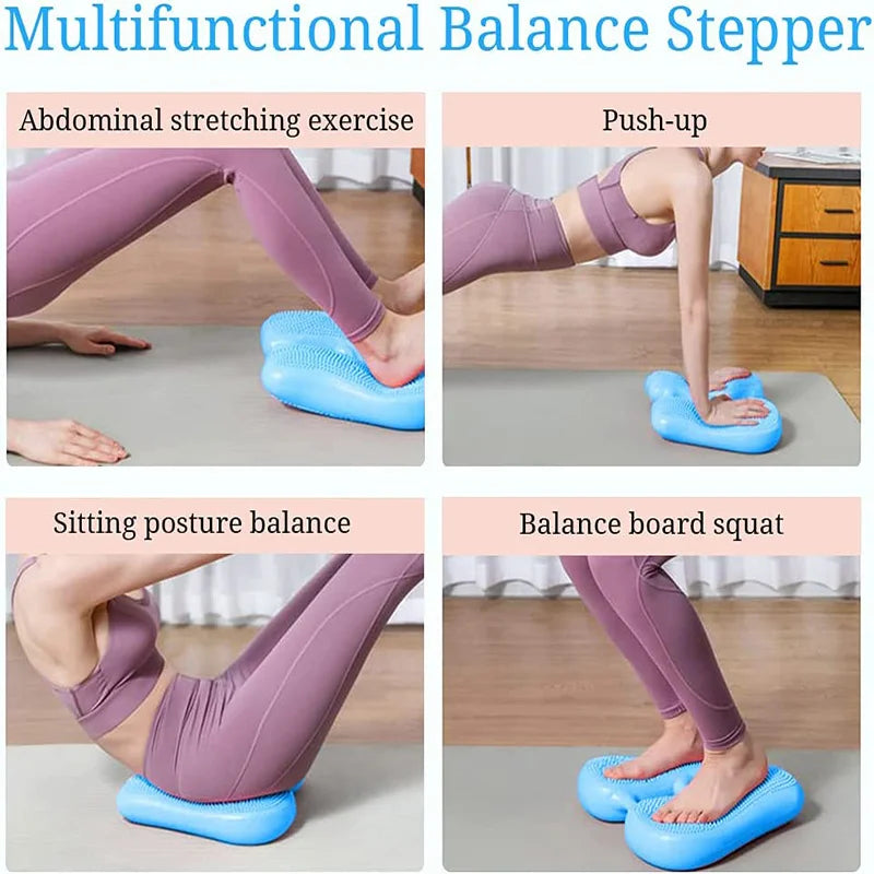 Foot Pedal Exercise Equipment Machine Step Fitness Aerobic Stepper Static Pedals Exercise Excercise Sports Foot Trainer Gym Body