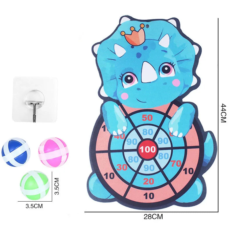 Montessori Throw Sport Slingshot Target Sticky Ball Kids Dart Board Games Educational Outdoor Play Game Toys for Children Boys