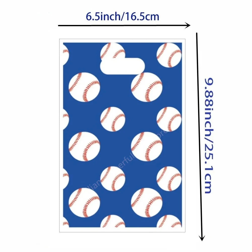 10/20/30pcs Football Soccer Theme Gift Bags Party Kids Boy Favors Sport Candy Bag Baby Shower Birthday Party Decoration Supplies