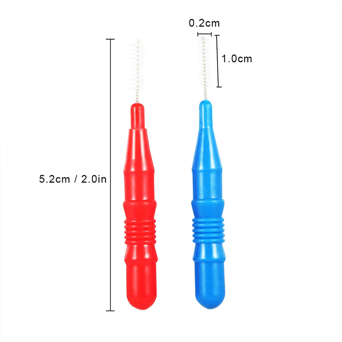 50Pcs/Box Soft Dental Oral Brushes Clean Brushes Between Interdental Teeth Care Tool Floss Interdental Brushes For Oral Care