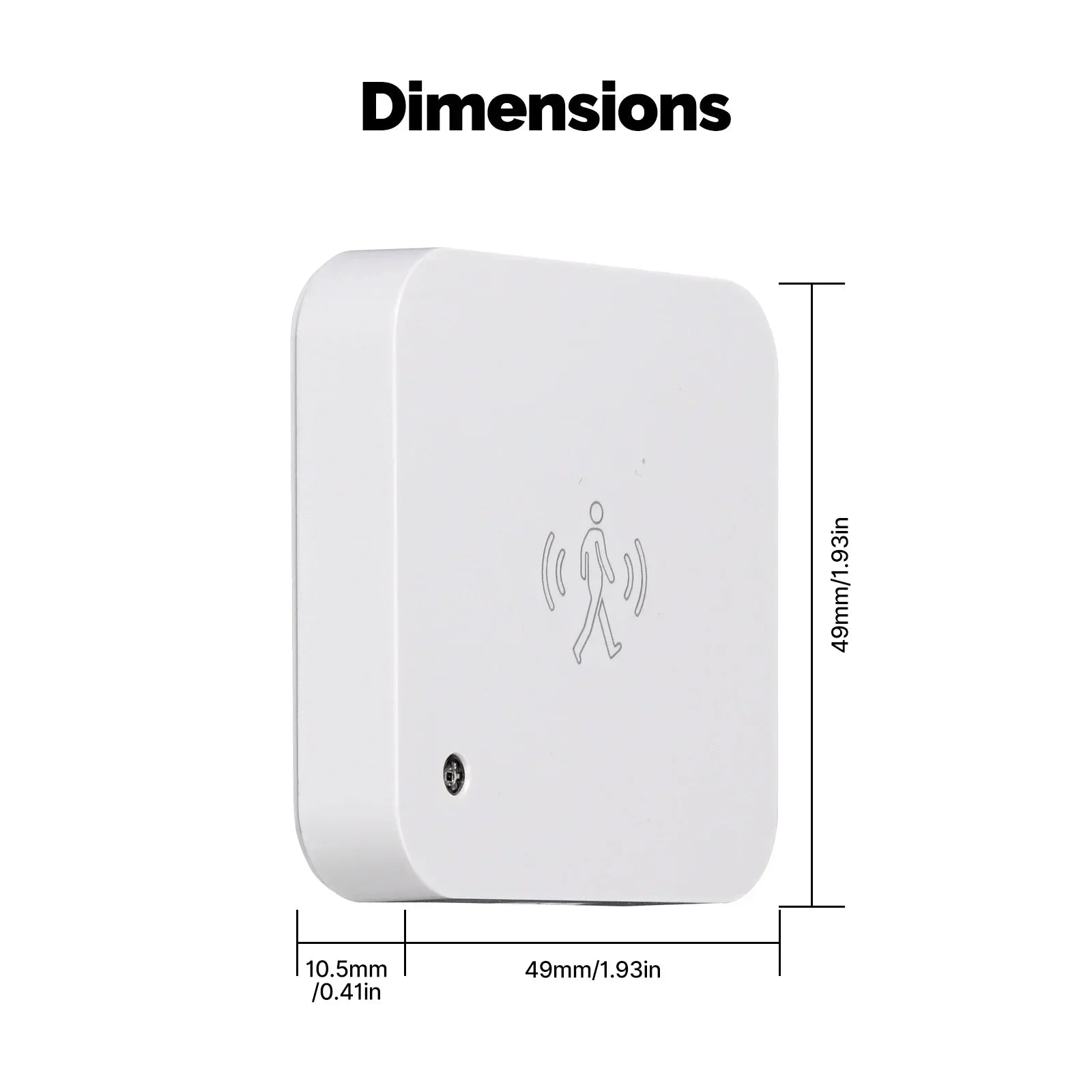 MOES Tuya WiFi/ZigBee Smart Human Presence Sensor Motion Motionless Detection Light Luminance Sensor Wired, App Notification