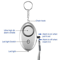Self Defense Alarm 130db Personal Defense Siren Anti-attack Security for Women Kids Personal Security Loud Alert Attack Panic