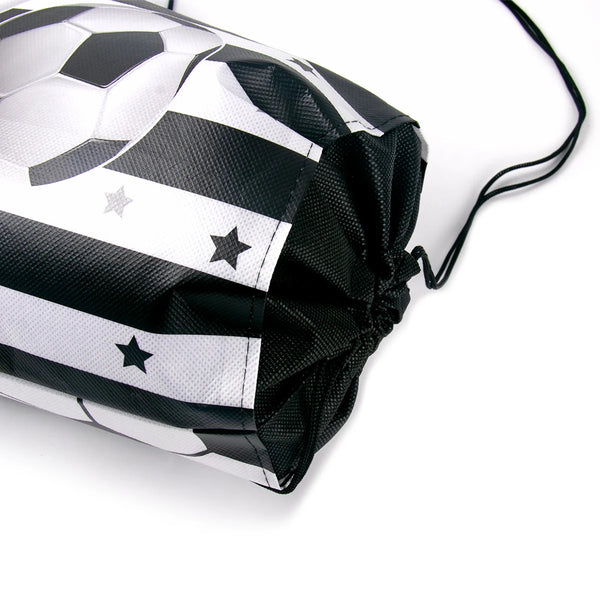 5/10pcs Football sport Soccer theme Drawstring Bags Soccer Gift Goodie Bag Backpack Kids Sport Birthday Party Favors for guest